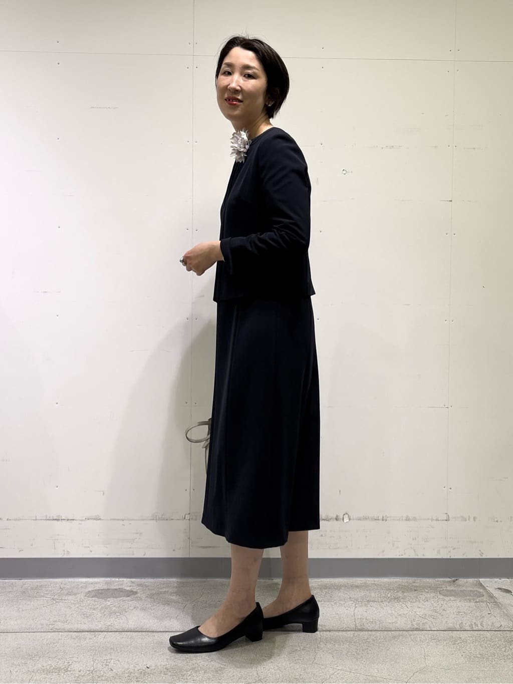 yuriさんの「INDIVI｜【上品光沢／SETUP可能】切り替えデザインジャケット」を使ったコーディネート