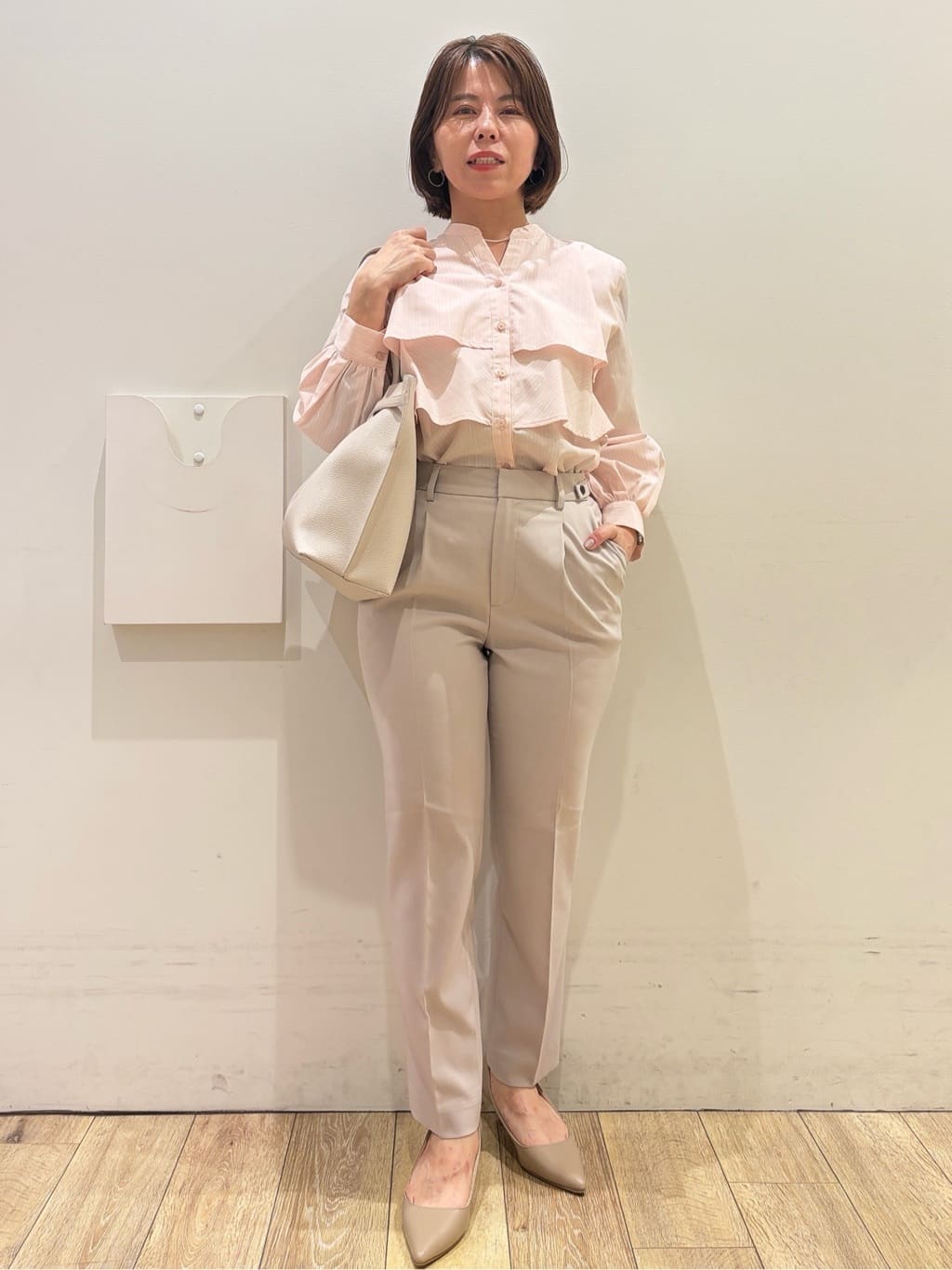 YUKOさんの「index｜ストレッチテーラードジャケット／セットアップ対応【洗濯機OK】」を使ったコーディネート