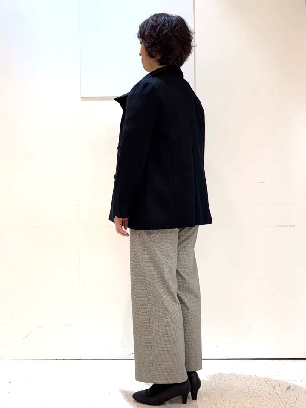 ヤスコさんの「Reflect｜【SS-4Lサイズ／衿が顔に当たらない◎】スタンドネックミドルコート」を使ったコーディネート