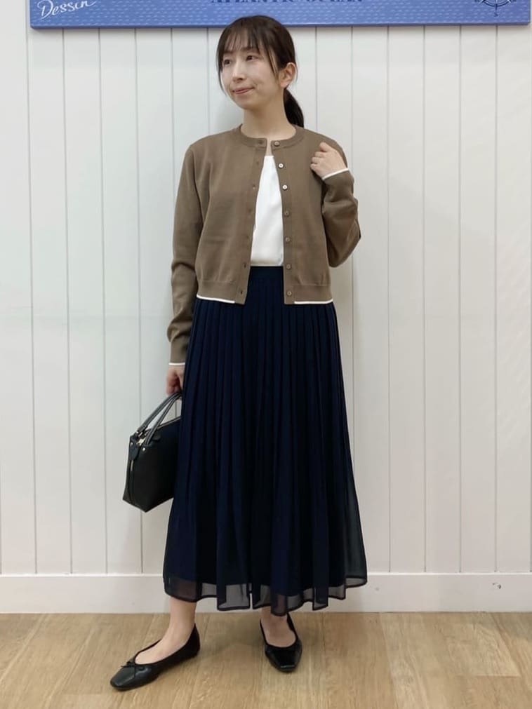 yoshiさんの「Dessin｜【洗える】ジョーゼットブラウス」を使ったコーディネート