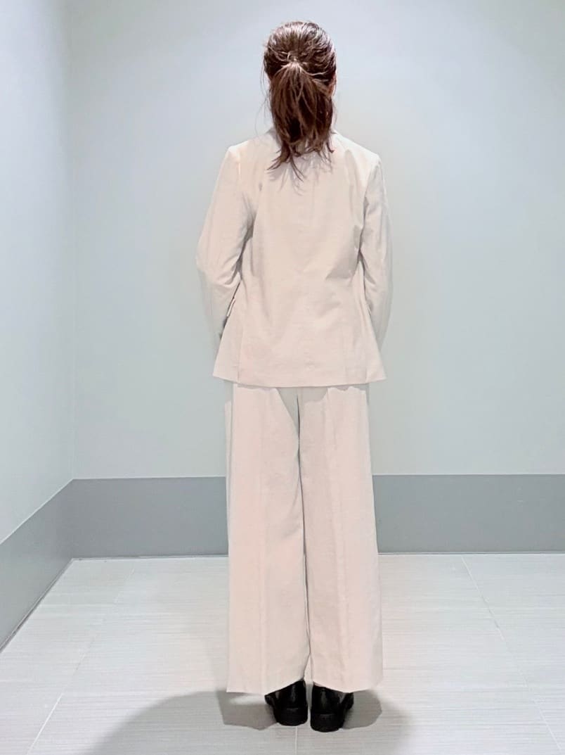 Yamaさんの「DRESSTERIOR｜【セットアップ可/吸水速乾/ウォッシャブル】リネンブレンドオックスダブルジャケット」を使ったコーディネート