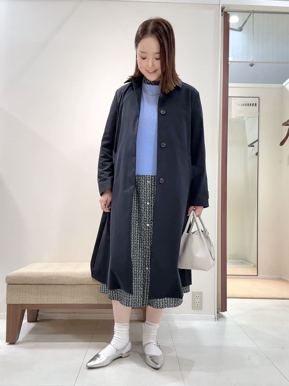YUIさんの「UNTITLED｜【洗える/きれいめ】クラシカルツイードワンピース」を使ったコーディネート
