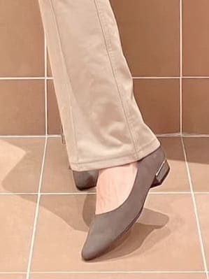 Ｋさんの「ESPERANZA｜《定番》晴雨兼用クッションフラットパンプス」を使ったコーディネート