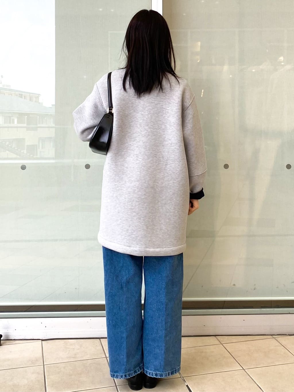 Jeanさんの「OPAQUE.CLIP｜リバーシブル配色ノーカラーコート【洗濯機OK】」を使ったコーディネート