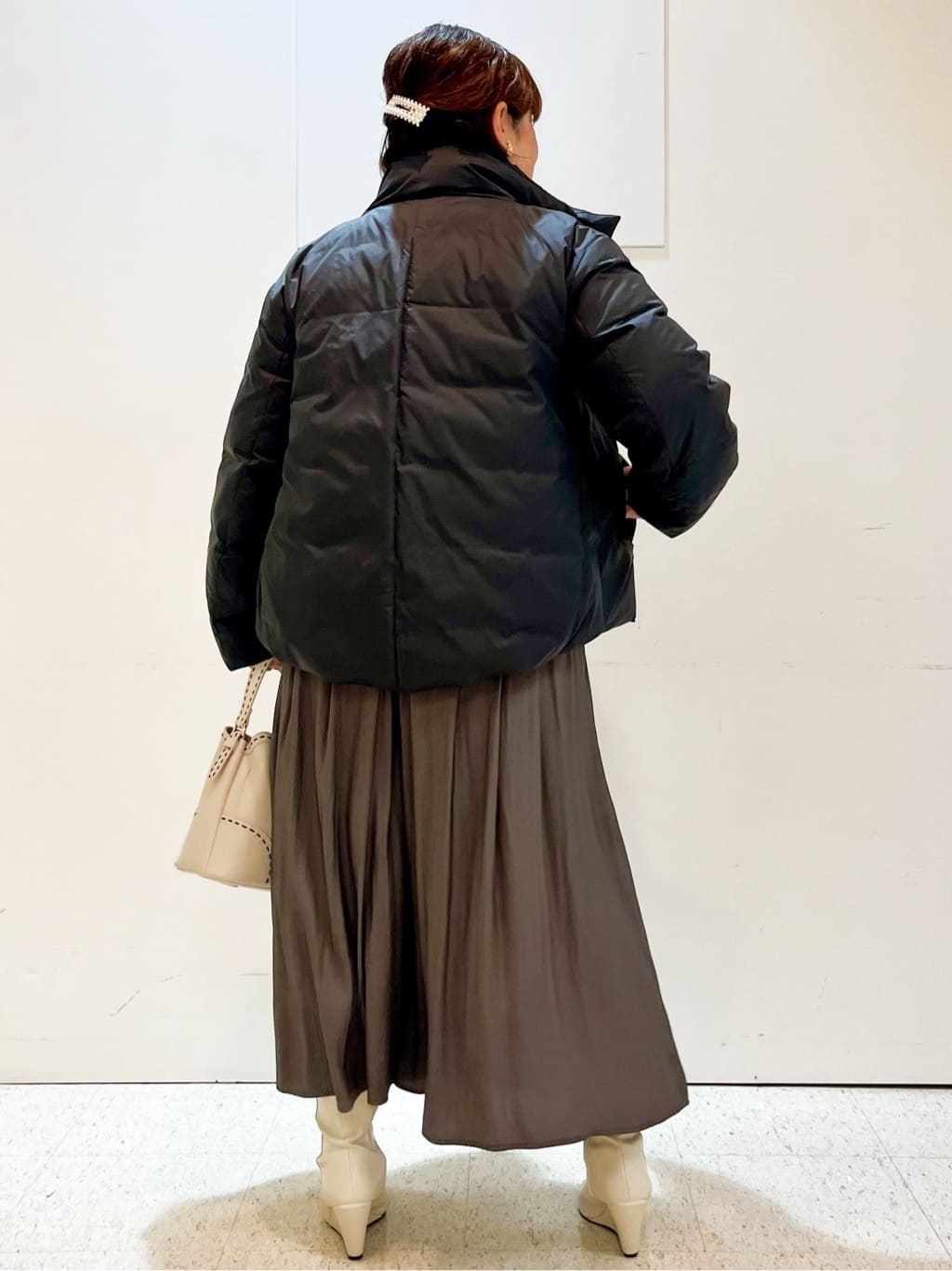 kimmyさんの「Reflect｜【すっきりシルエット】ショート丈ダウンコート」を使ったコーディネート