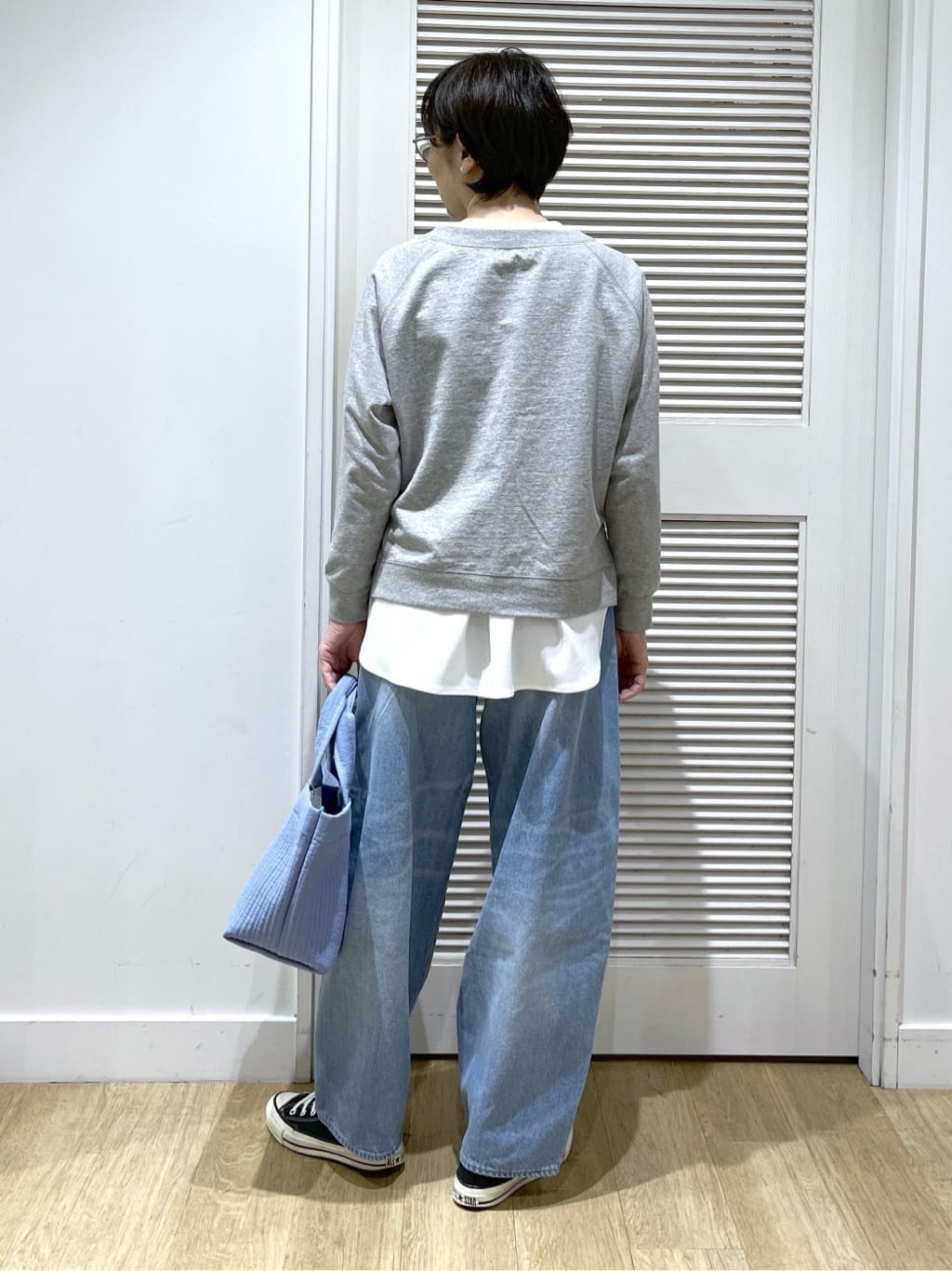 Miyazakiさんの「Dessin｜【体型カバー/レイヤード/洗える】ジョーゼットプルオーバーブラウス」を使ったコーディネート