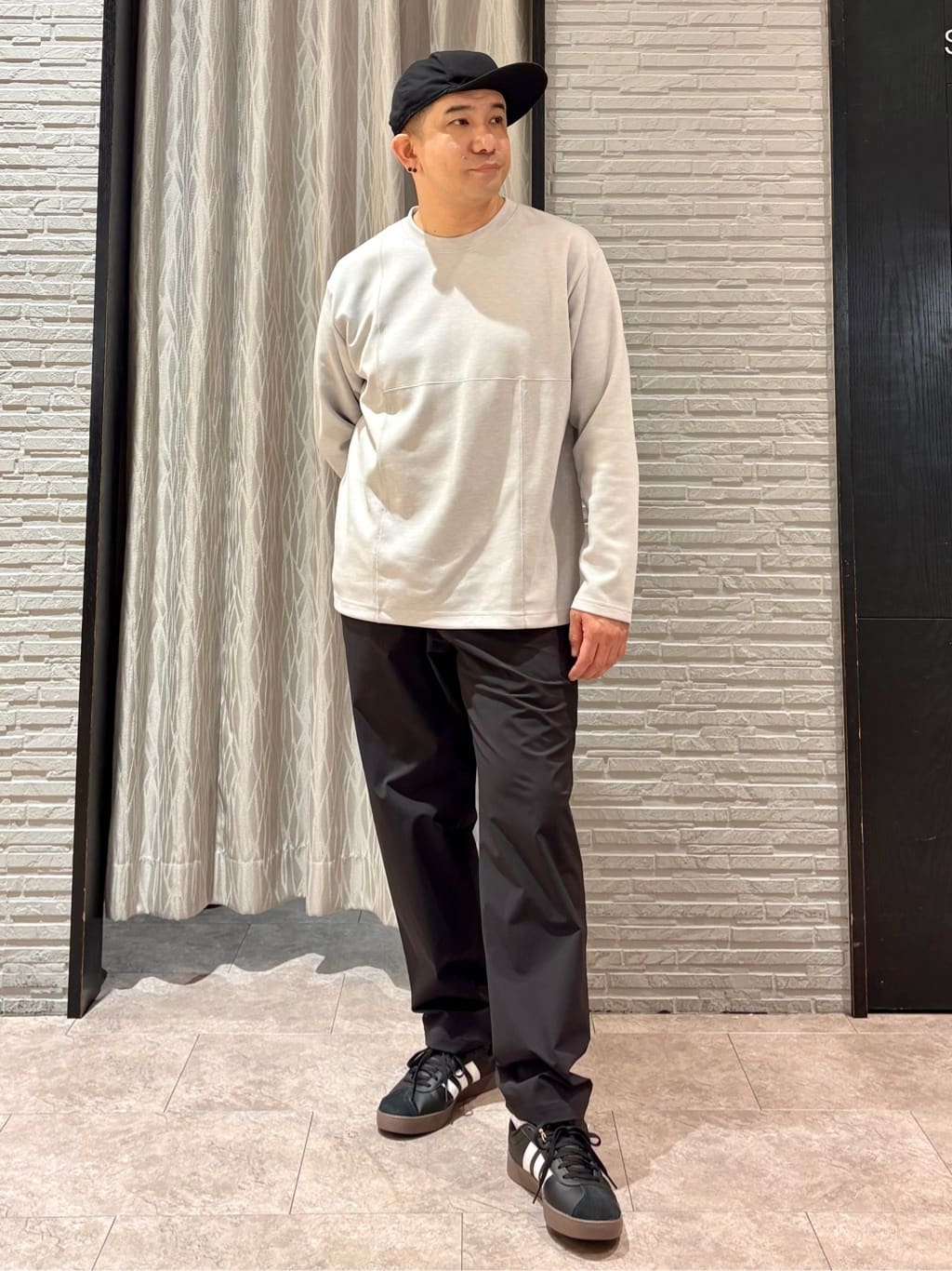 Pーyamaさんの「THE SHOP TK｜《KURO》コーデュラナイロン ジャケット セットアップ可／防シワ／撥水／ストレッチ」を使ったコーディネート
