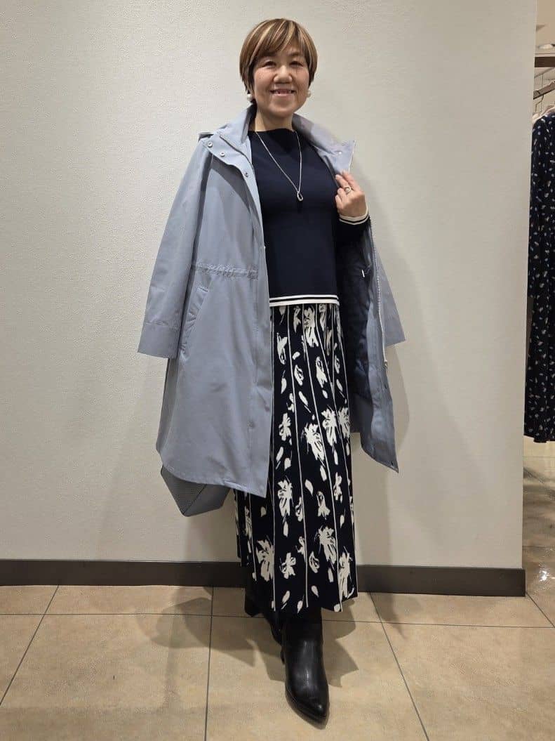 yoshiさんの「Reflect｜【セットアップ可】ダブルジャカードニットプルオーバー」を使ったコーディネート