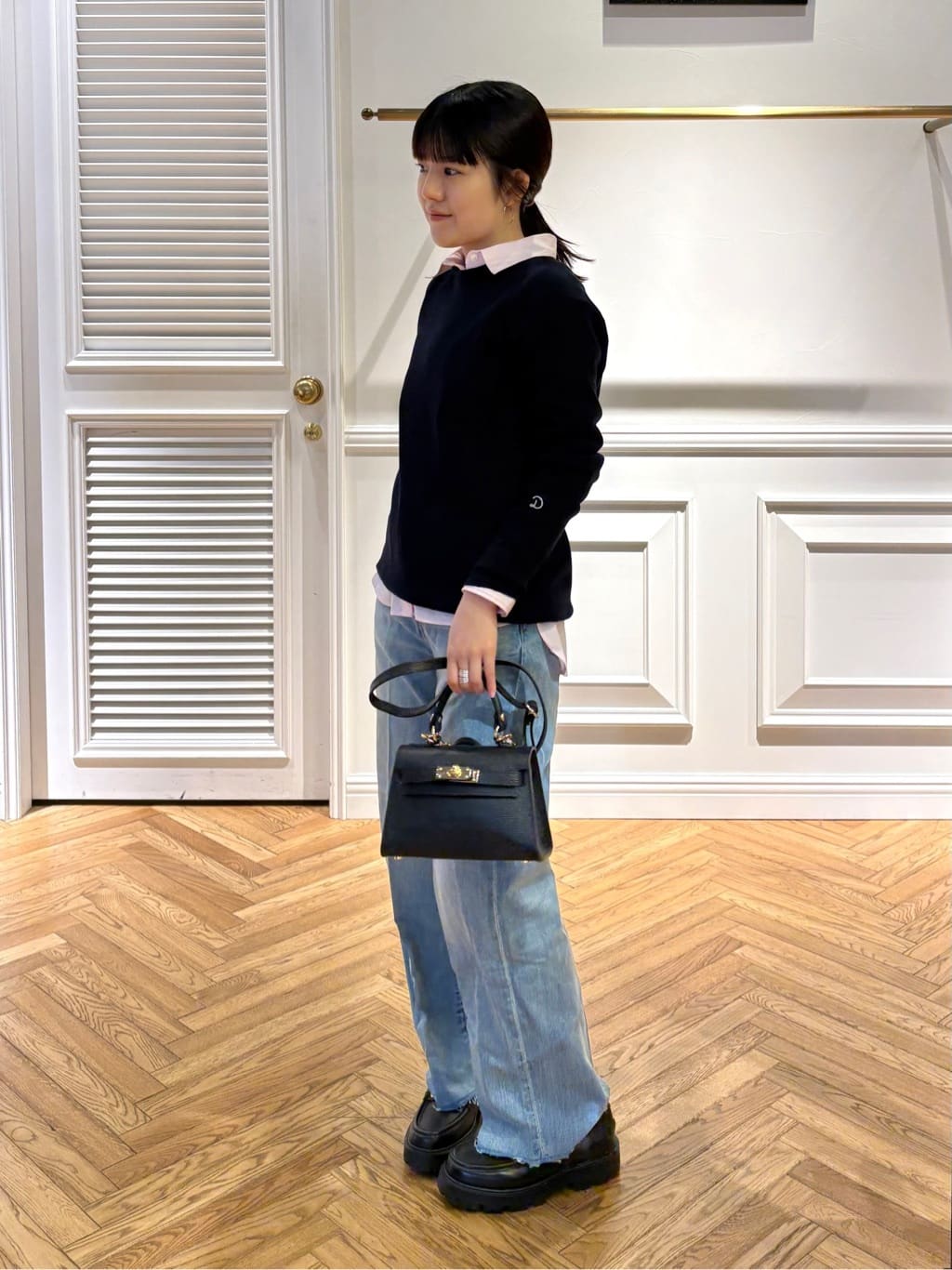 cocoさんの「DRESSTERIOR｜【通勤用/ウォッシャブル】オックスフォードシャツ」を使ったコーディネート