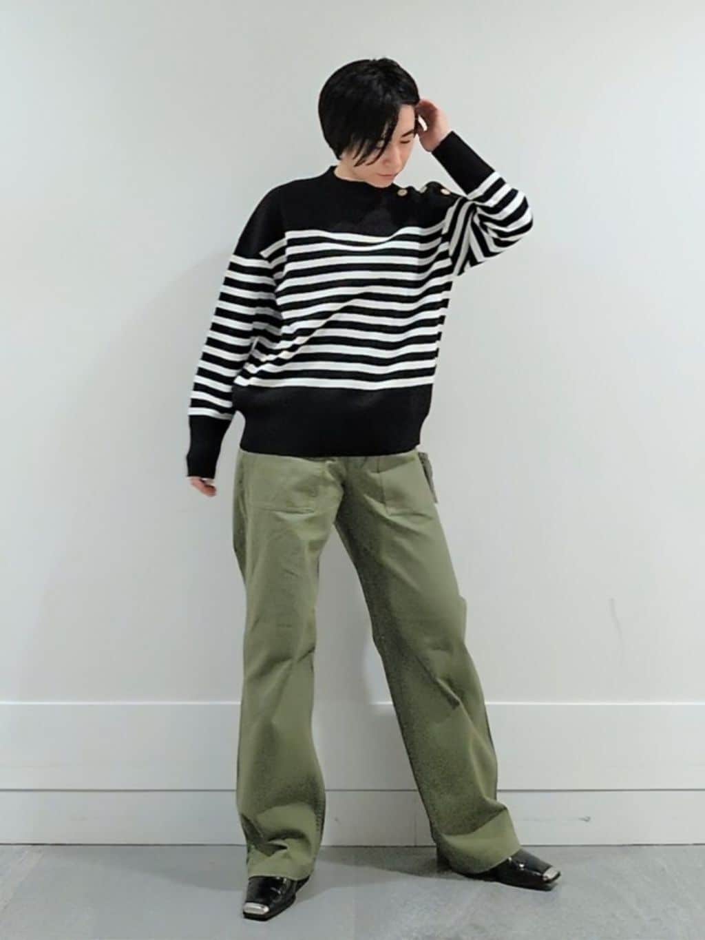 ミズタさんの「UNTITLED｜【洗える】ミラノリブニット」を使ったコーディネート
