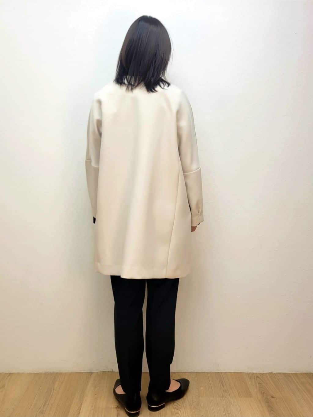 LISAさんの「OPAQUE.CLIP｜フォルムスリーブミドルコート【洗濯機OK】」を使ったコーディネート