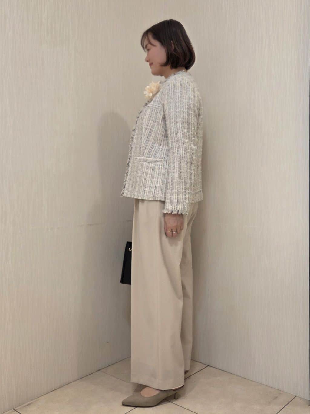 naokoさんの「UNTITLED｜【仕事着/スーツ】ファンシーツイード ジャケット」を使ったコーディネート