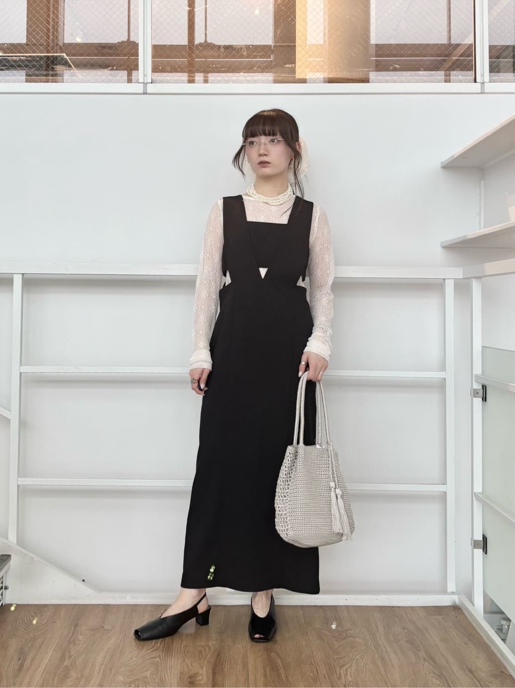 ibukiさんの「INDIVI｜ビスチェSETワンピース」を使ったコーディネート