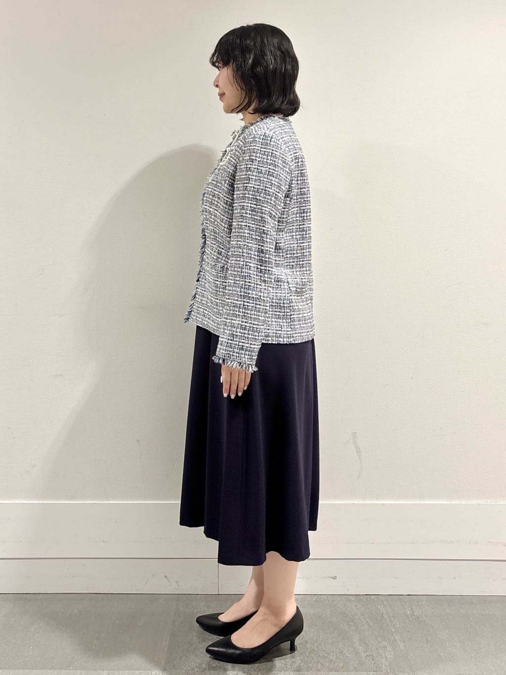 モエカさんの「UNTITLED｜【仕事着/スーツ】ファンシーツイード ジャケット」を使ったコーディネート