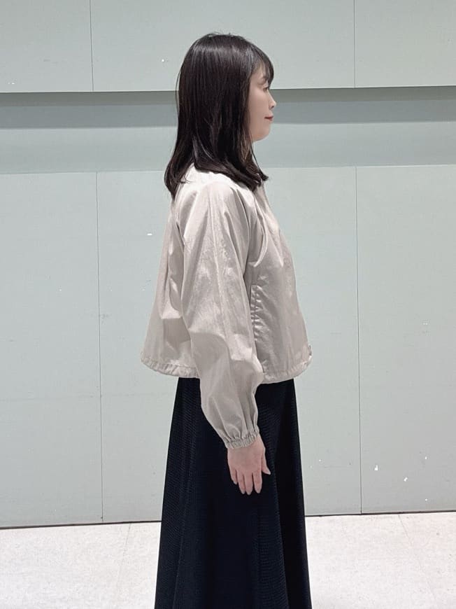 makiさんの「UNTITLED｜◆【セットアップ可/はっ水】シャイニータイプライターブルゾン」を使ったコーディネート