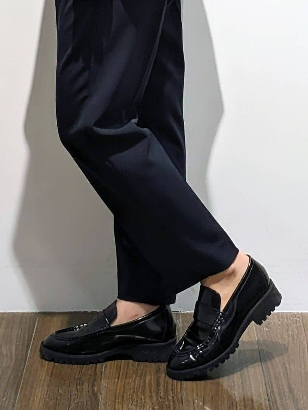 4410さんの「THE SHOP TK｜【通勤スタイルに】ダブルクロス ノーカラージャケット/セットアップ可」を使ったコーディネート