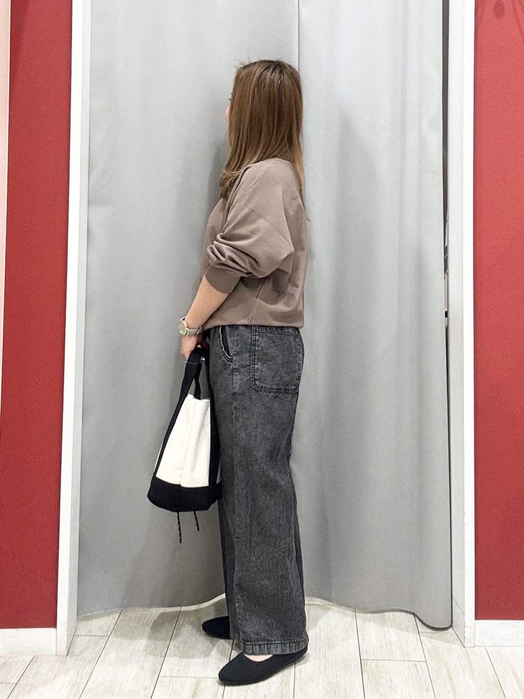 shioさんの「SHOO･LA･RUE｜配色キャンバストートバッグ」を使ったコーディネート