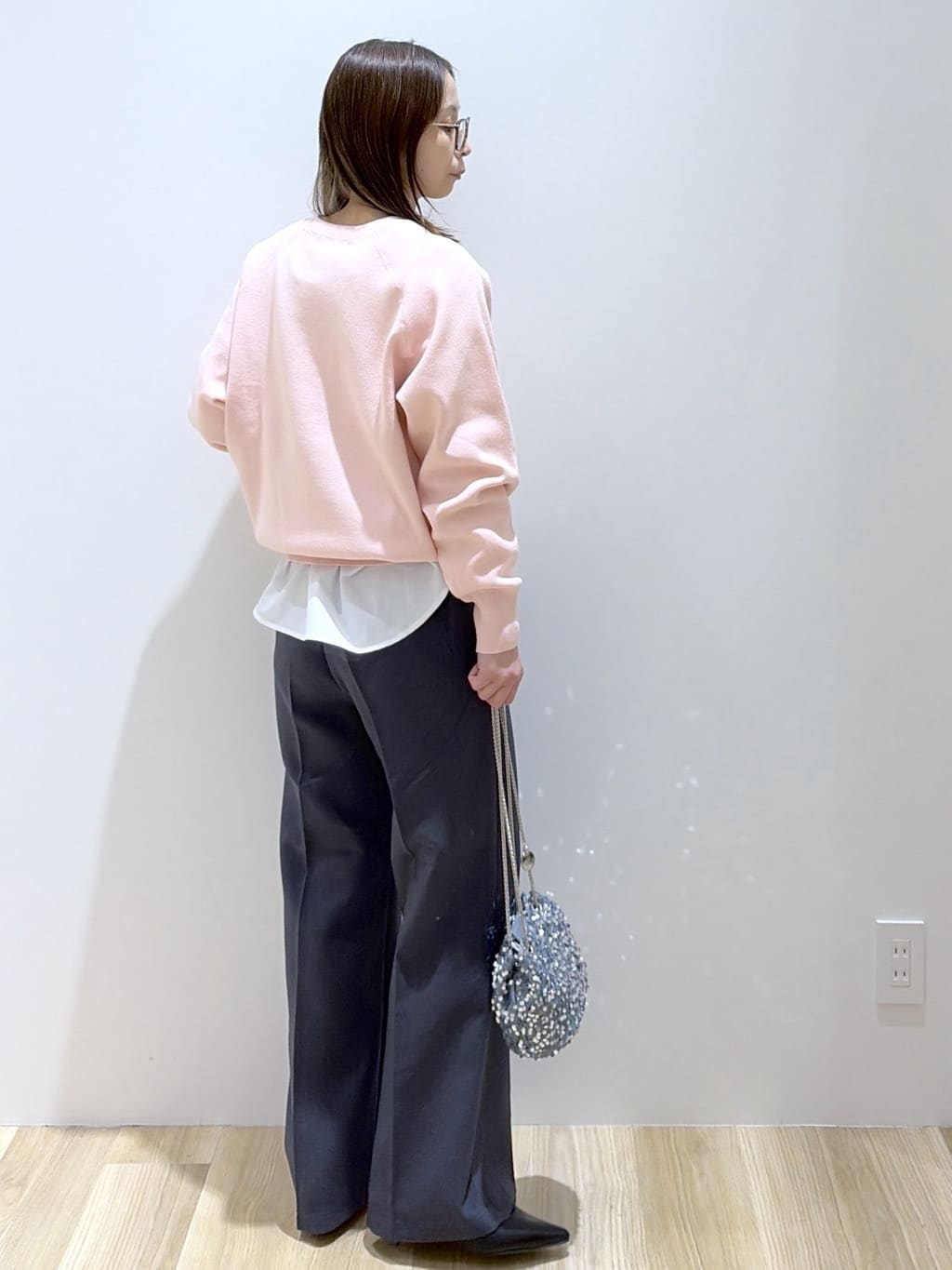 えりさんの「OPAQUE.CLIP｜スウェットライクニット【洗濯機OK】」を使ったコーディネート