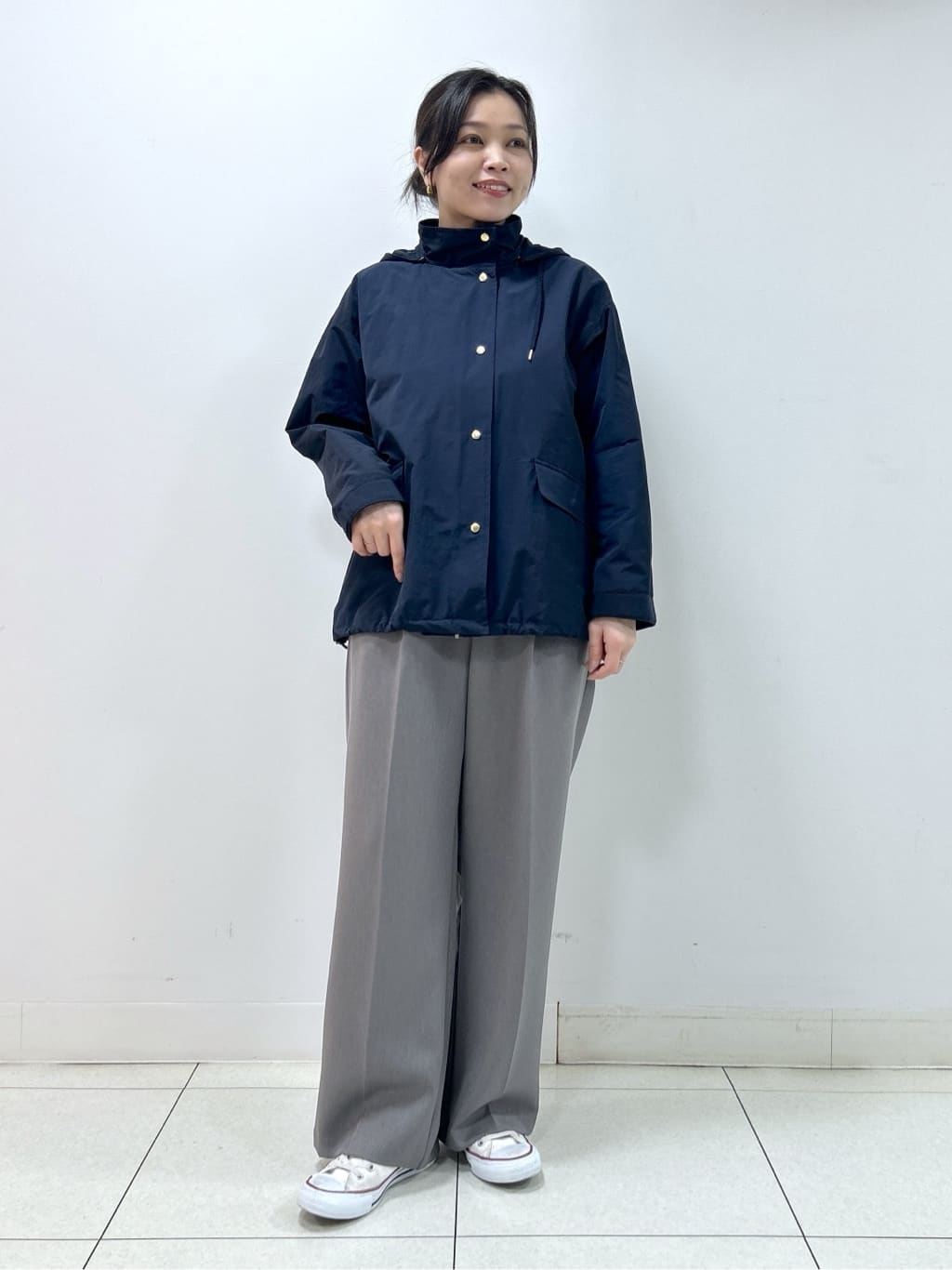 Kaiさんの「Dessin｜【撥水/2WAY】フーディーブルゾン」を使ったコーディネート