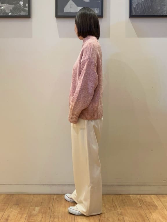 momoharuさんの「SHOO･LA･RUE｜あったか裏起毛ベイカーパンツ」を使ったコーディネート