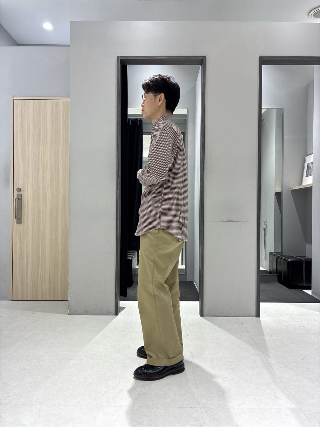 わいずみさんの「TAKEO KIKUCHI｜スタンドカラー ショート リブ ブルゾン」を使ったコーディネート