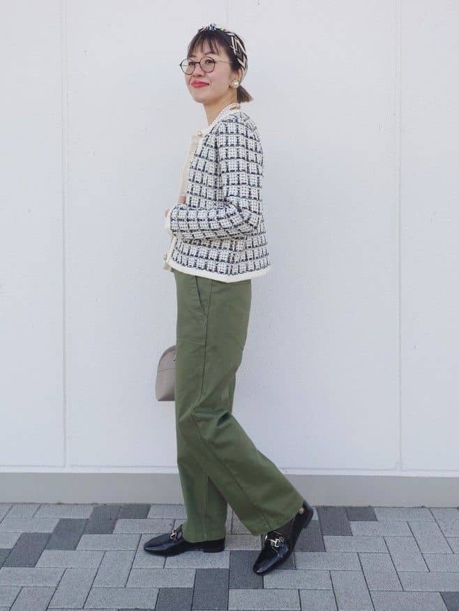 MUTSUKOさんの「UNTITLED｜【TORRAZZO DONNA】ツイードコットンカーディガン」を使ったコーディネート
