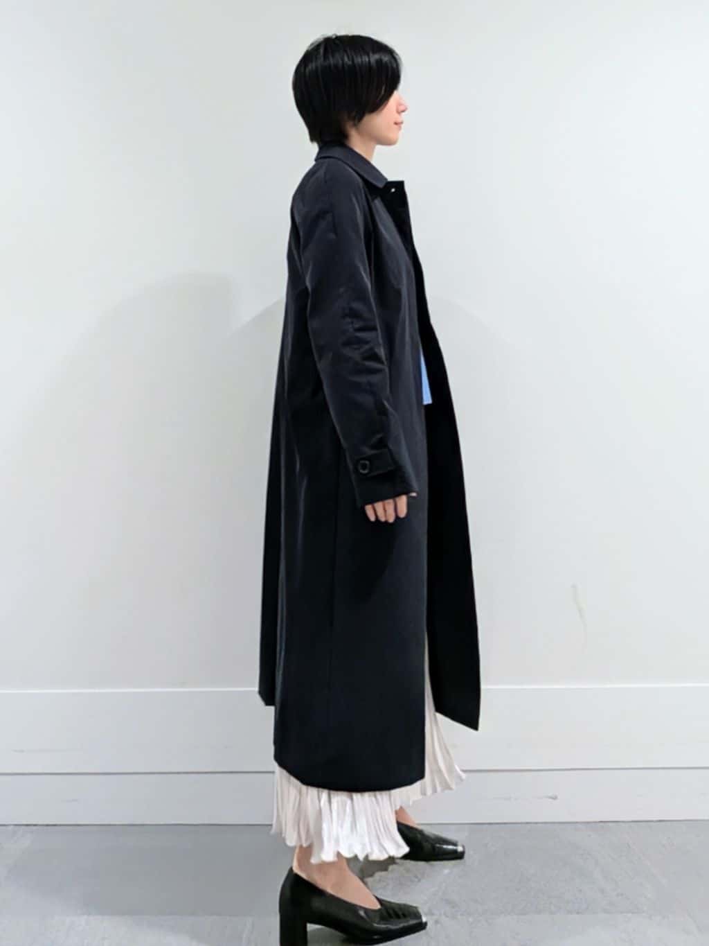 ミズタさんの「UNTITLED｜◆【はっ水/洗える】タスランステンカラーコート」を使ったコーディネート