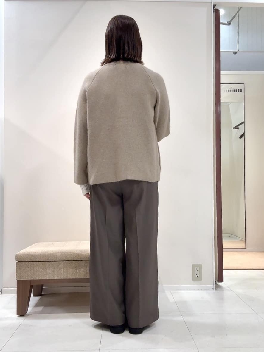 YUIさんの「UNTITLED｜【軽アウター/ミドル丈】ウールニットコーディガン」を使ったコーディネート