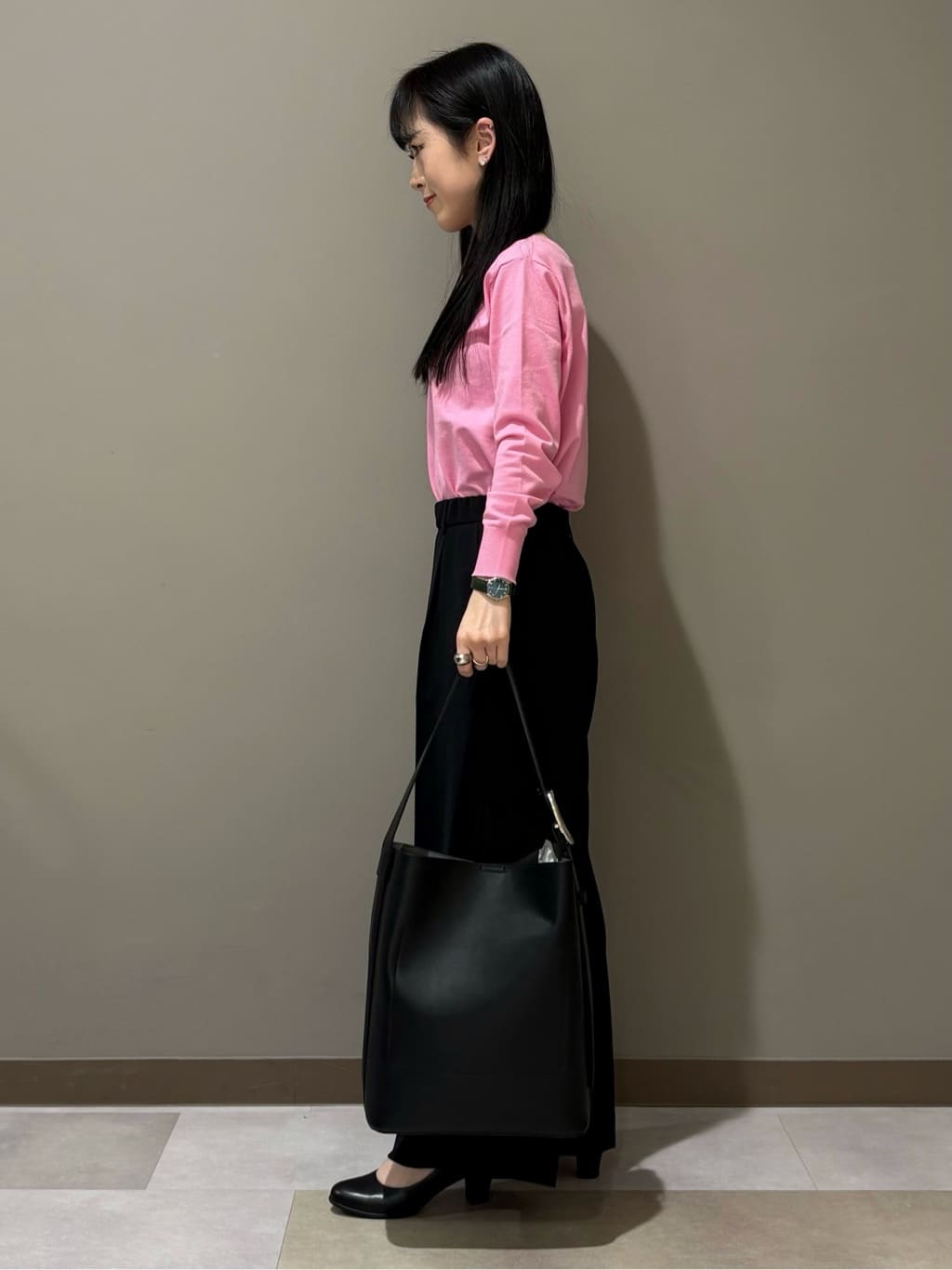 KEIKOさんの「INDIVI｜【洗える／多機能／SETUP可】着る日傘ダブルジャケット」を使ったコーディネート