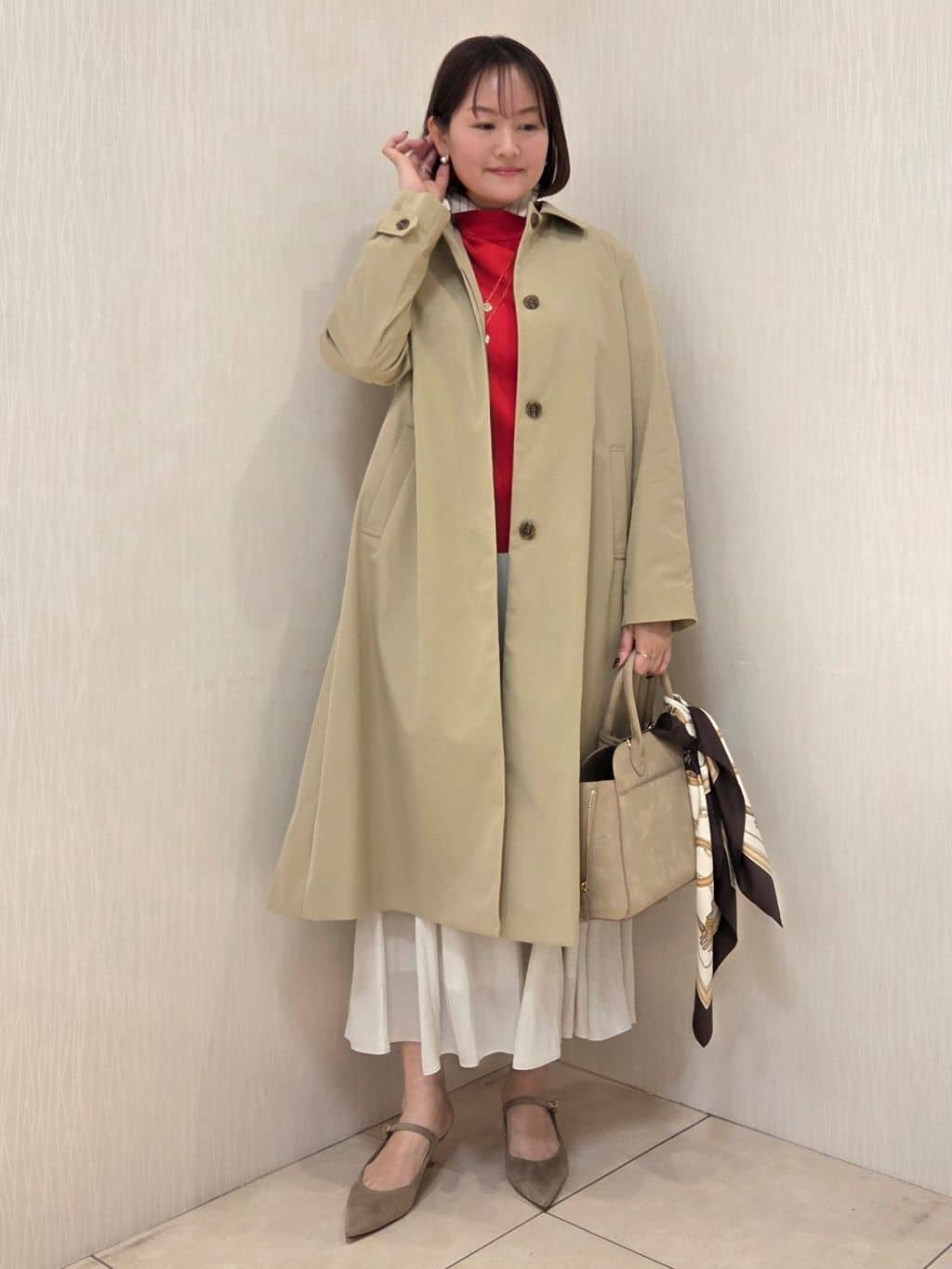 naokoさんの「UNTITLED｜【洗える】ミラノリブニット」を使ったコーディネート