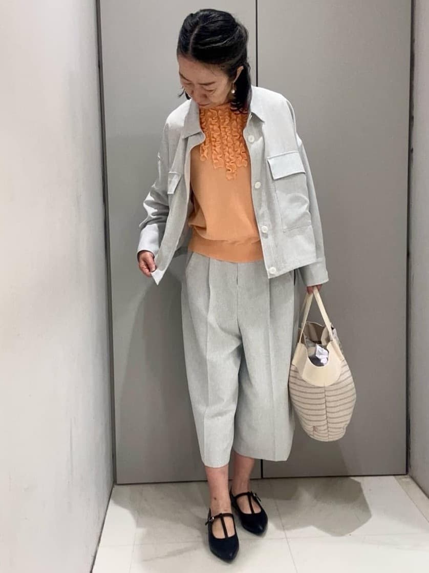 Kouさんの「Reflect｜リネンライクシャツブルゾン」を使ったコーディネート
