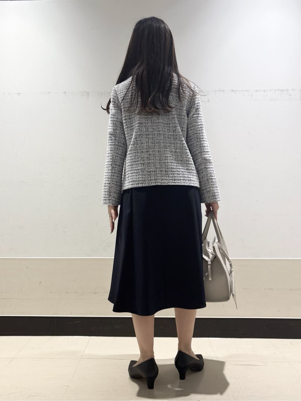kahoさんの「INDIVI｜【洗える／UVケア】ジョーゼットフレアワンピース」を使ったコーディネート