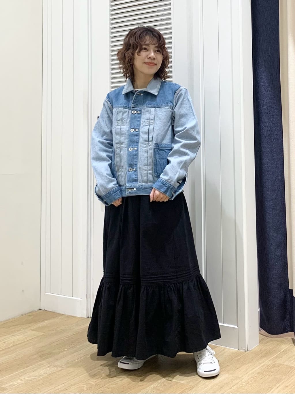 IMARIさんの「Dessin｜【ユニセックス/2WAY】リバーシブルデニムジャケット」を使ったコーディネート