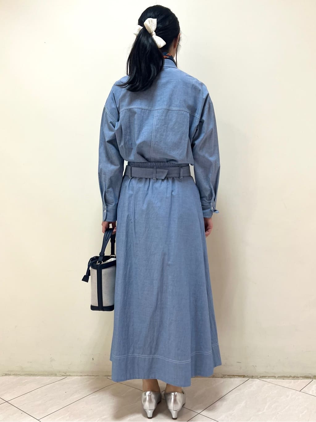 yanaさんの「Reflect｜【羽織にも◎】ダンガリーシャツ」を使ったコーディネート