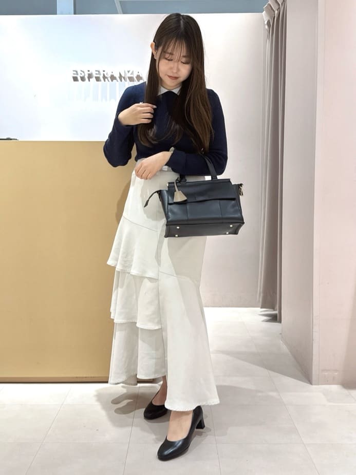 neinaさんの「ESPERANZA｜【晴雨兼用/12時間パンプス】約5.0cm　歩きやすくて疲れにくい」を使ったコーディネート