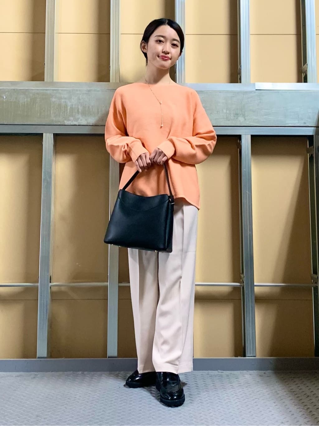 sahoさんの「THE SHOP TK｜【S-XLサイズ/選べる6色】どこから見ても美しい ガーターニット/洗濯機OK」を使ったコーディネート