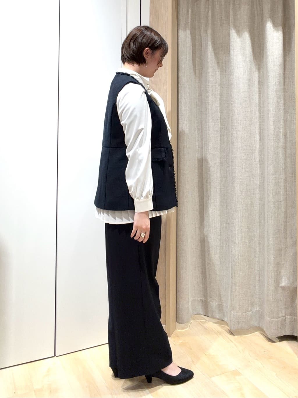 nanakoさんの「grove｜【マシンウォッシュ/防シワ/S-3L】着回しできるカセット服ワイドパンツ」を使ったコーディネート