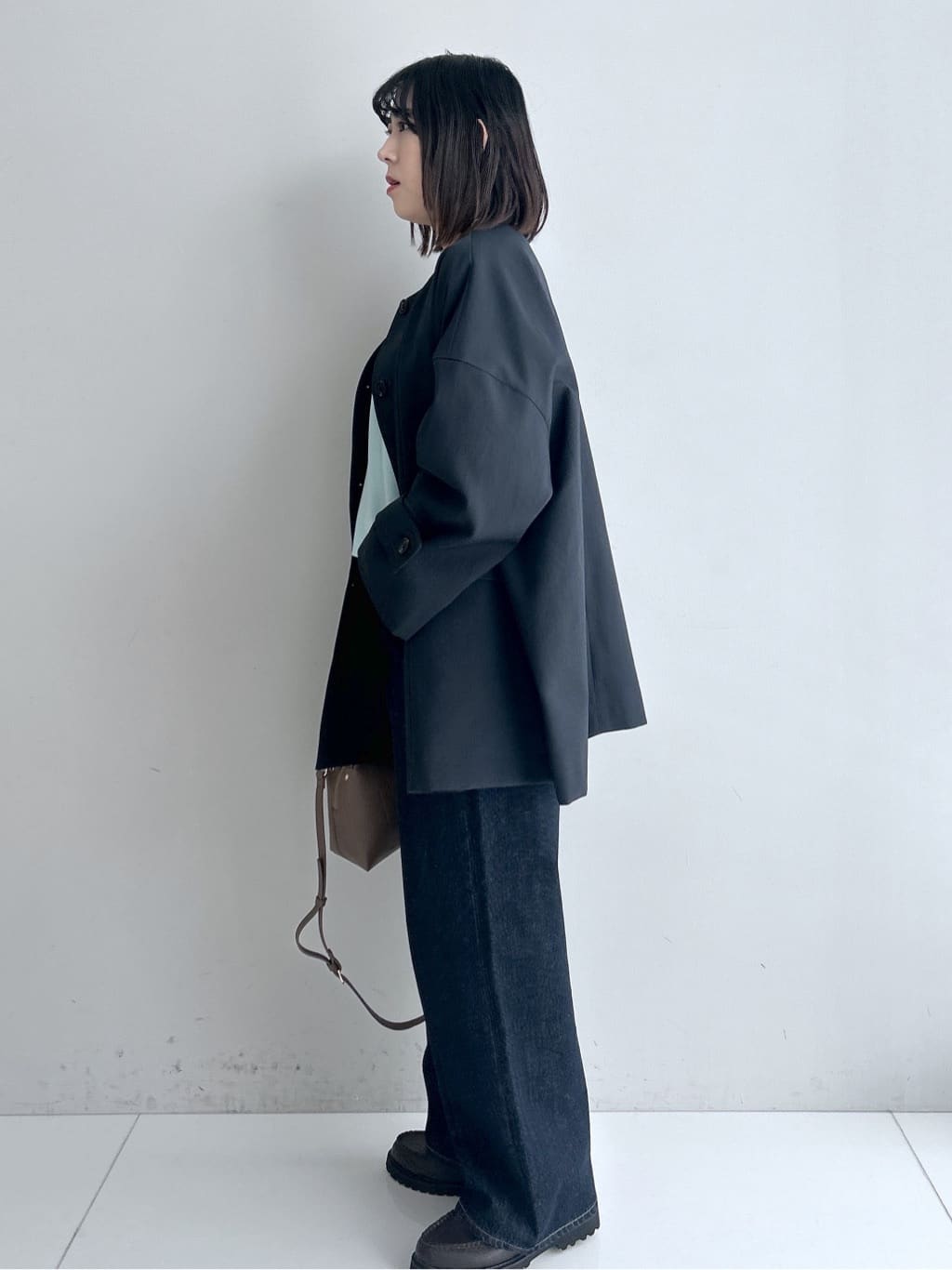 Hirokaさんの「Dessin｜【洗える】後ろボタンニットプルオーバー七分袖」を使ったコーディネート