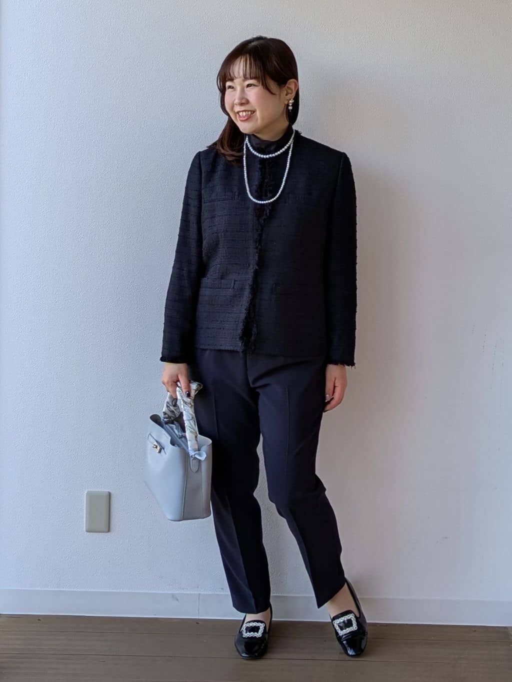 なみきさんの「UNTITLED｜【仕事着/スーツ】ファンシーツイード ジャケット」を使ったコーディネート