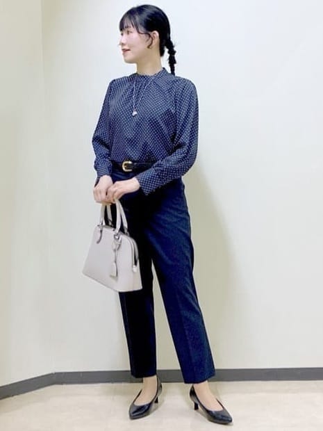 beni_gingerさんの「Reflect｜【SS-4Lサイズ】ドットプリントブラウス」を使ったコーディネート