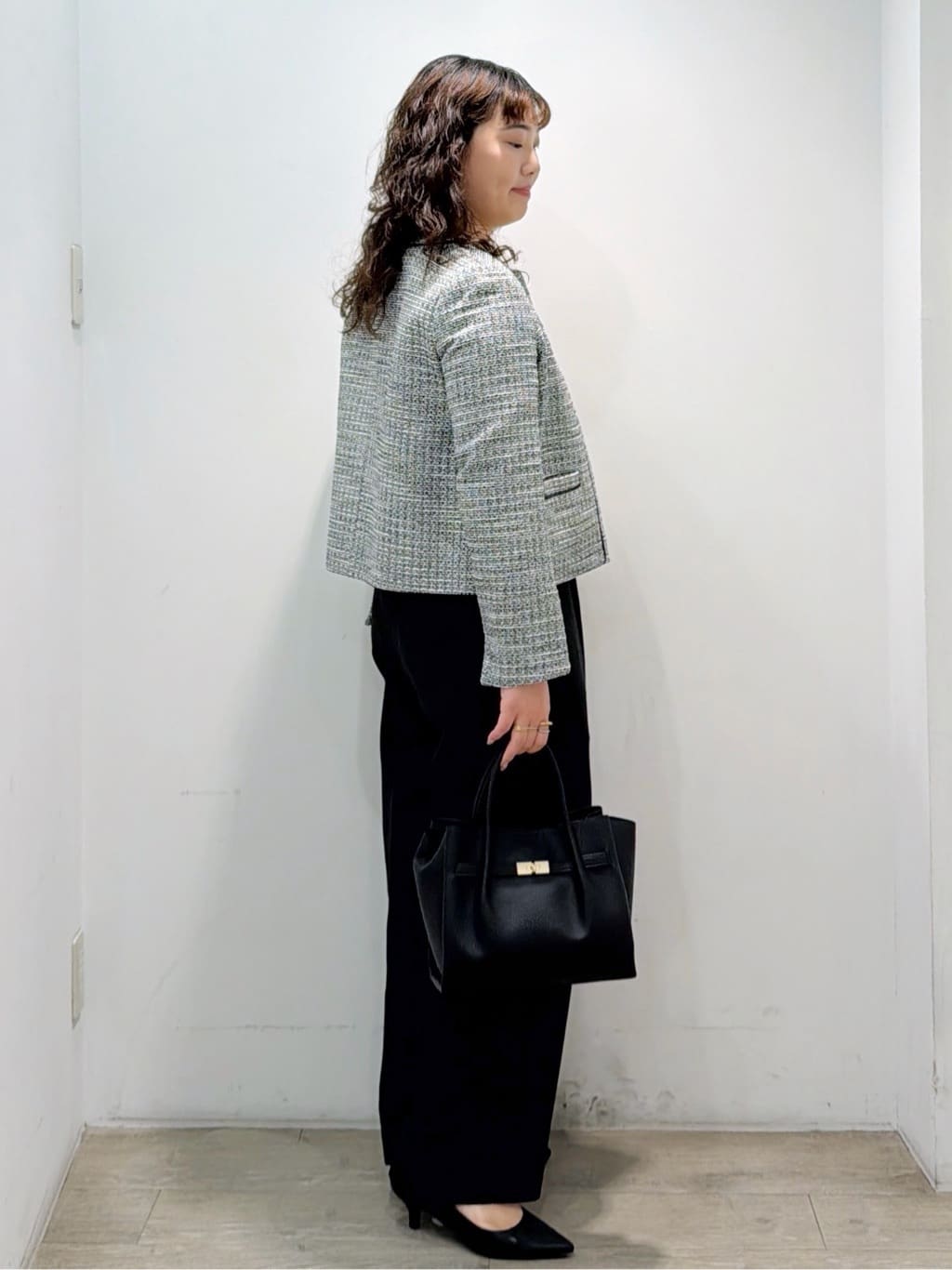 sumicaさんの「OPAQUE.CLIP｜《通勤対応》 コットンツイードジャケット」を使ったコーディネート