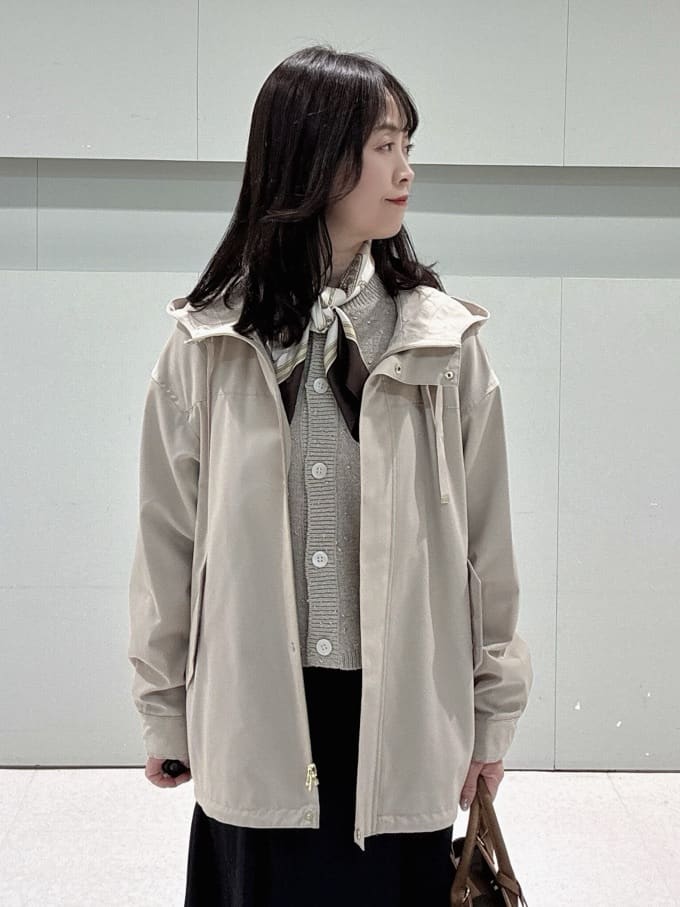 makiさんの「UNTITLED｜【洗える/はっ水】リラクシーマウンテンパーカー」を使ったコーディネート