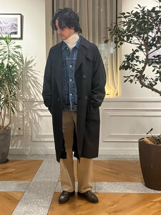 junyaさんの「DRESSTERIOR｜◆ファーストモデル ユーズドデニムGジャン」を使ったコーディネート