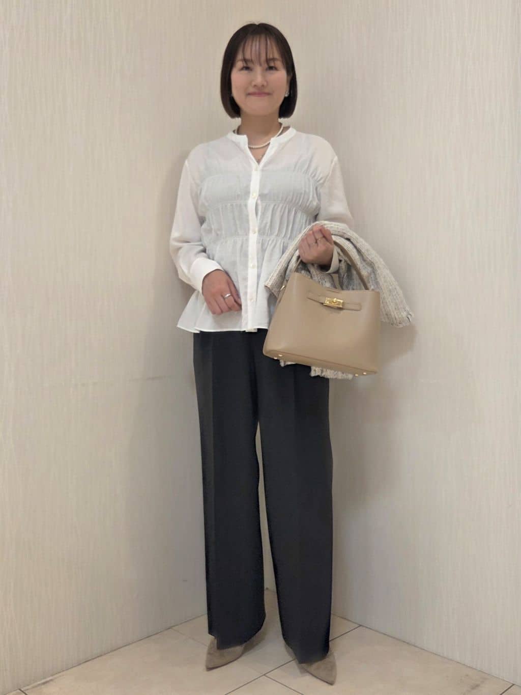 naokoさんの「UNTITLED｜【仕事着/スーツ】ファンシーツイード ジャケット」を使ったコーディネート