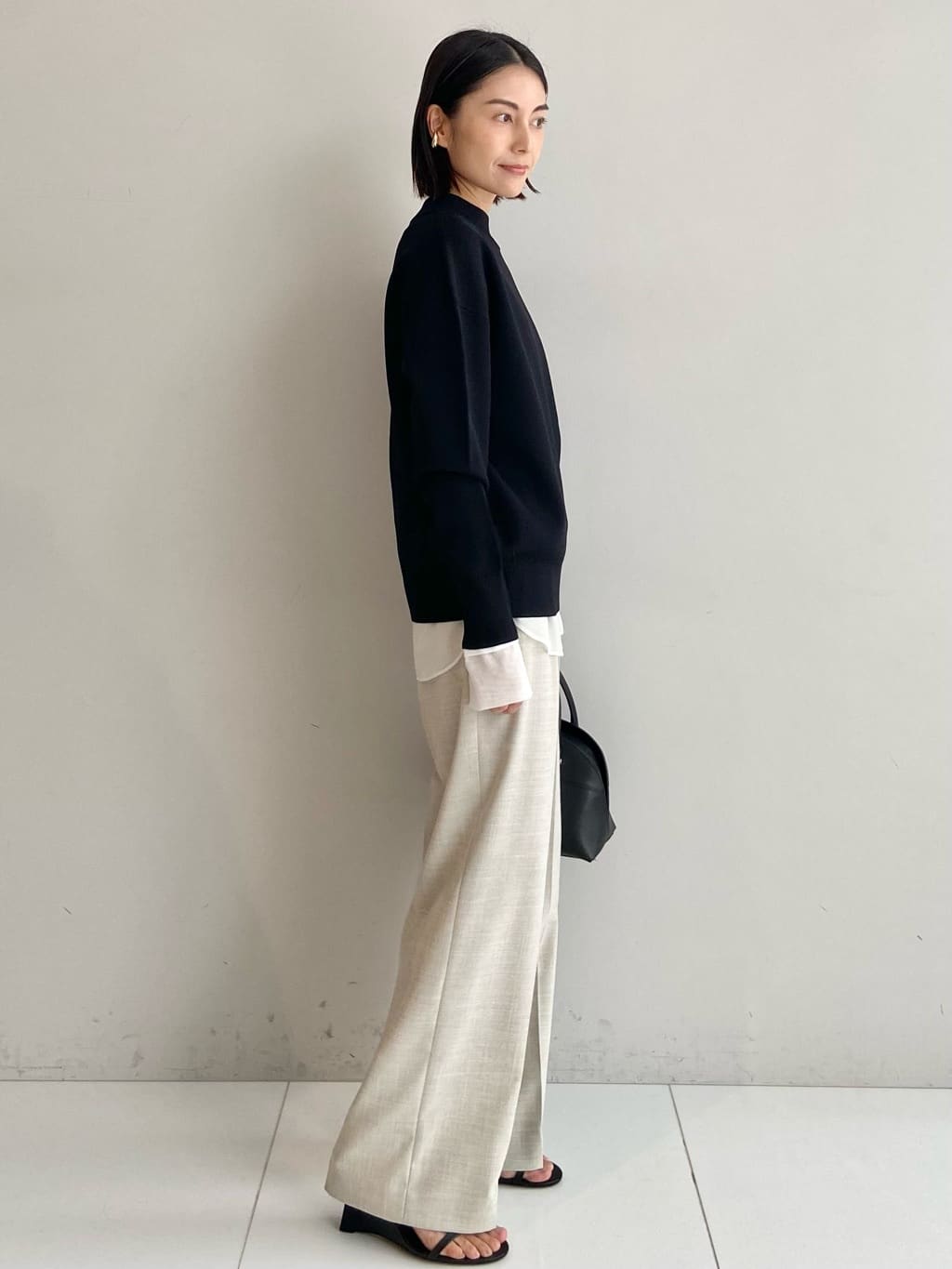 AYAさんの「UNTITLED｜【洗える】ミラノリブニット」を使ったコーディネート