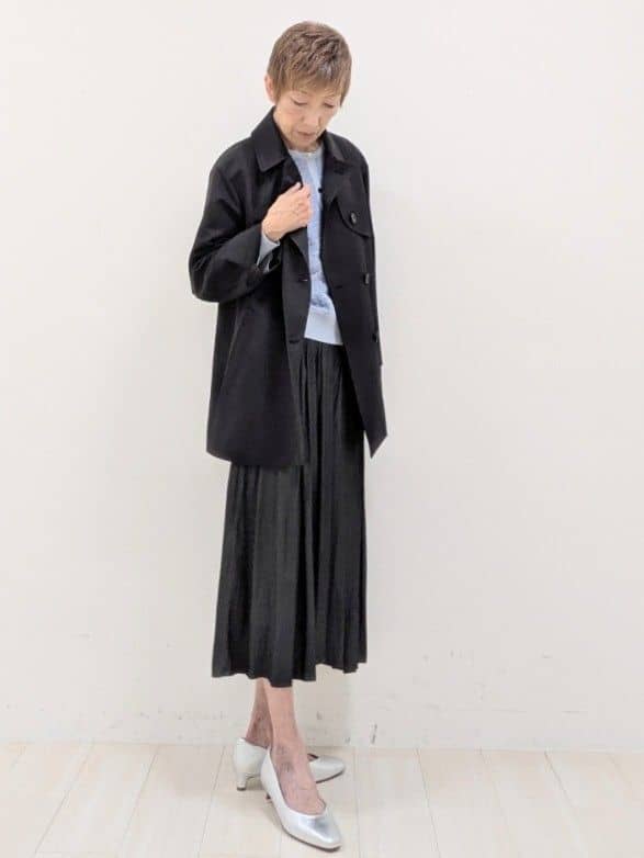 sachiさんの「Reflect｜【オン・オフ着回しやすい◎】ダブルブレストジャケット」を使ったコーディネート