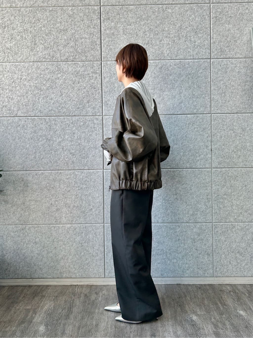 harunaさんの「CODE A｜【Re】grain zip over blouson」を使ったコーディネート