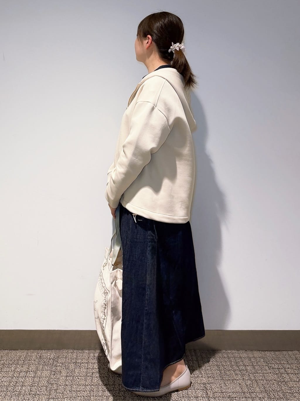 みーさんの「grove｜【Lee&times;grove別注】LOCO FLARE DRESS」を使ったコーディネート