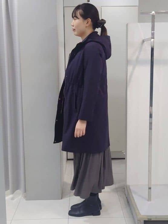 AZUSAさんの「Reflect｜【中綿ライナー付き】ライナー付きフーデッドロングコート」を使ったコーディネート