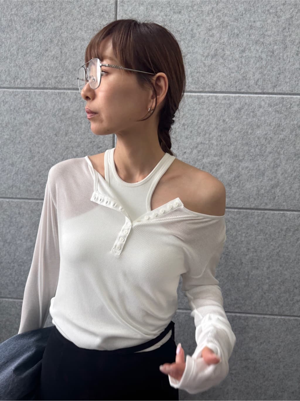 designer yukaさんの「CODE A｜【ReRe】easy－fit long skirt」を使ったコーディネート